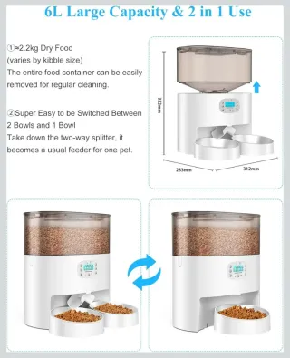 Comedero Doble Automático HoneyGuaridan