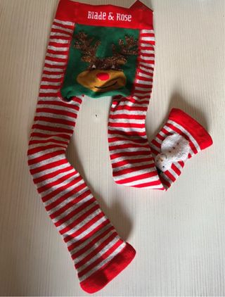 Leggings Natale Renna Bimbi 2/3 Anni Blade&Rose