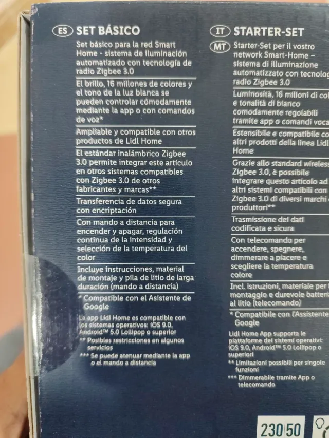 Set básico de iluminación