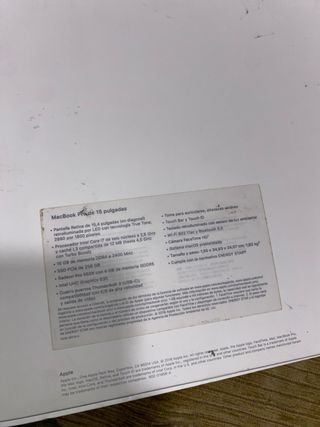 MacBook Pro 15 2019 reparar bateria