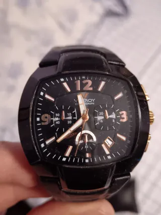 Reloj Viceroy Cronógrafo Negro y Dorado