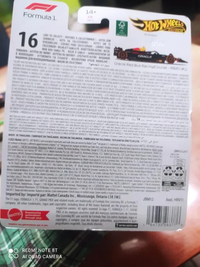 Hot Wheels Premium Formula 1 2024 Oracle Red Bull