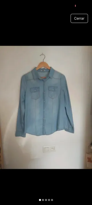 Camisa vaquera azul