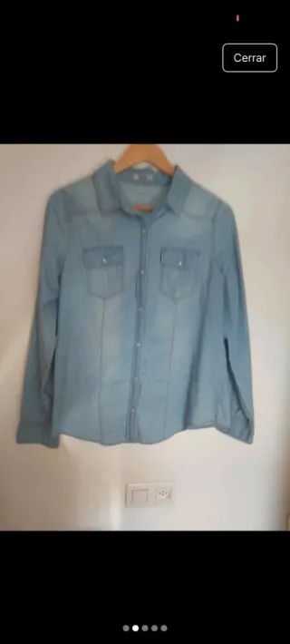 Camisa vaquera azul