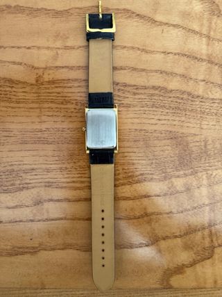 Orologio Seiko Tank Vintage Oro Marrone