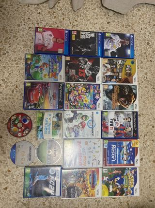 Lote Videojuegos PS4, PS5 y Wii Precios negociable