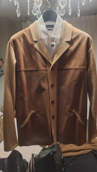 Chaqueta Montoto punto y ante