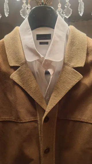 Chaqueta Montoto punto y ante