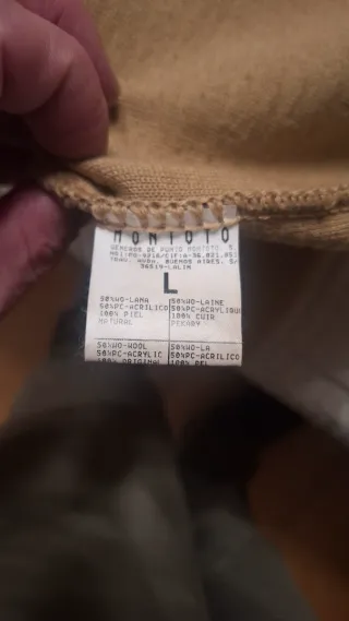 Chaqueta Montoto punto y ante