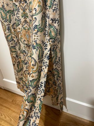 Conjunto americana y pantalón palazzo Mango T.XS