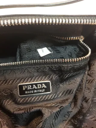 Borsa Prada Mini Bowling Pelle Bianca