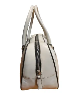 Borsa Prada Mini Bowling Pelle Bianca