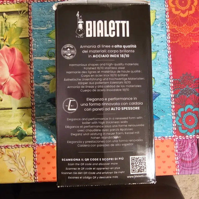 Cafetera Bialetti Venus Espresso Inox 4 tazas