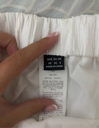 Pantalones anchos de lino blancos
