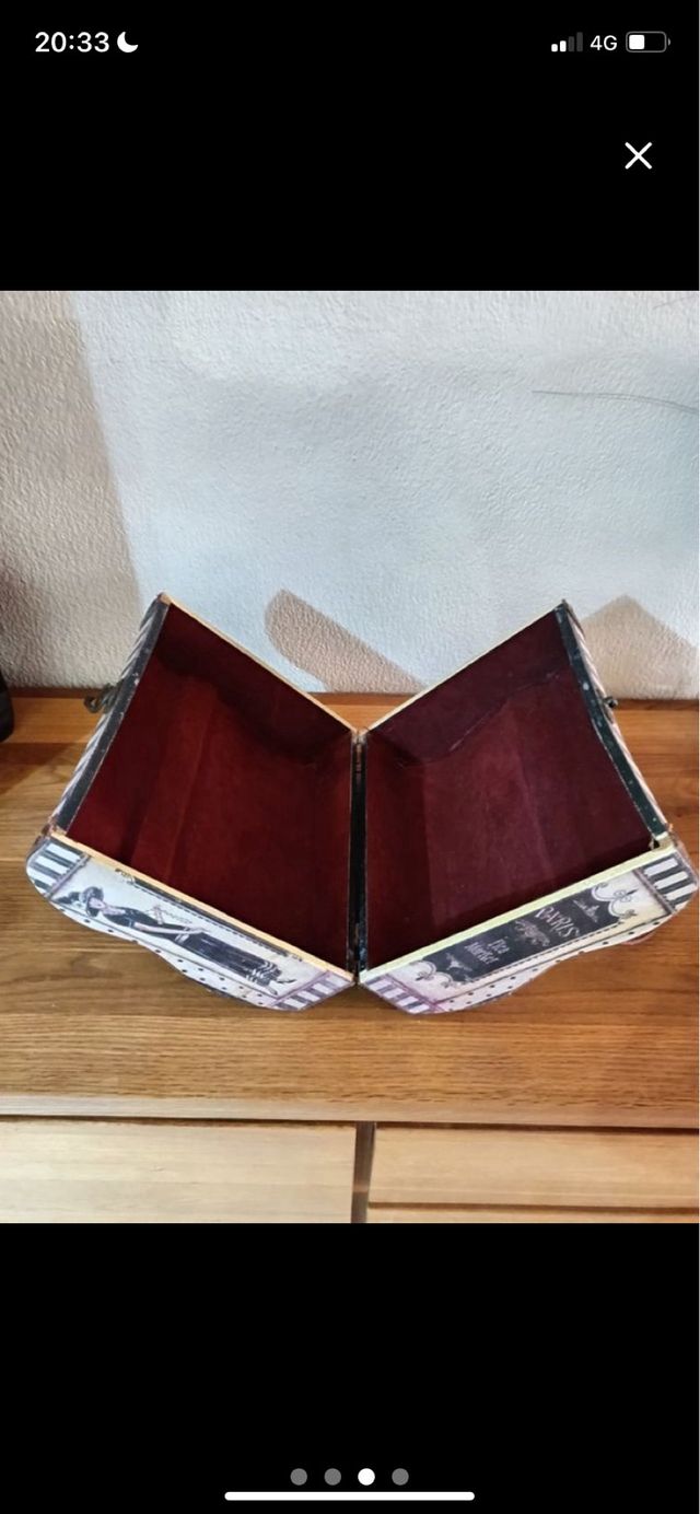 Maletín Decoración Vintage París Flea Market