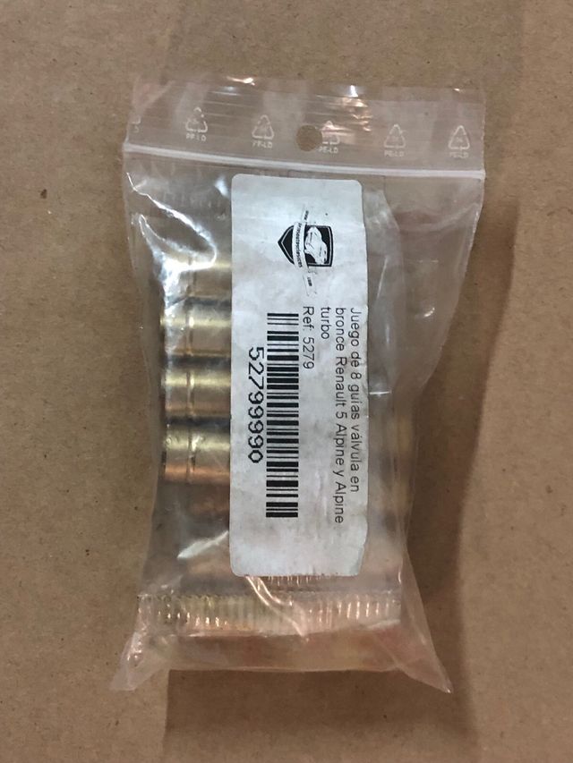 Guias Válvula Renault 5 Alpine y AlpineTurbo