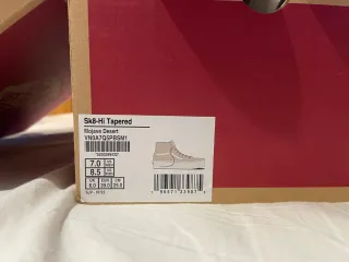 Vans Deportivas Altas Beige/Blanco