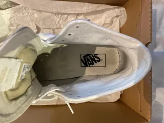 Vans Deportivas Altas Beige/Blanco