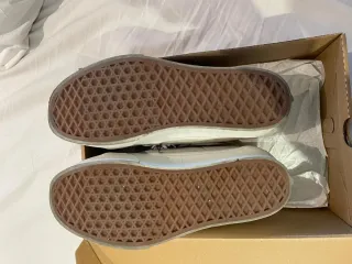 Vans Deportivas Altas Beige/Blanco