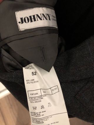 Chaqueta americana gris