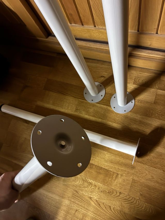 4 Patas Mesa Ikea ADILS Blancas