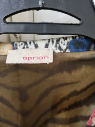 Camiseta gasa estampada tigre talla 50