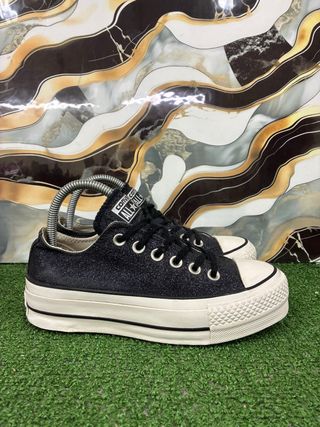 Converse Platform Nere Glitter Tg 35