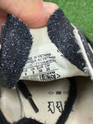 Converse Platform Nere Glitter Tg 35