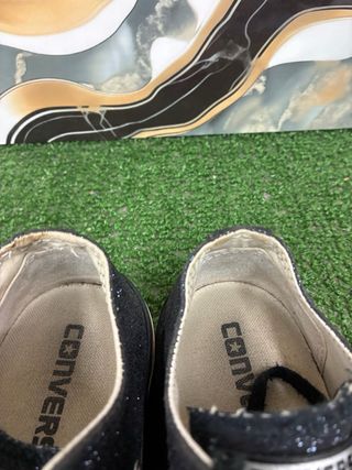 Converse Platform Nere Glitter Tg 35