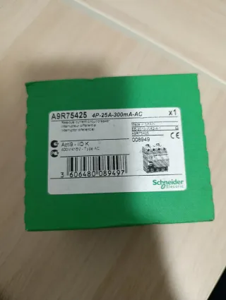 Interruptor Diferencial Schneider A9R75425