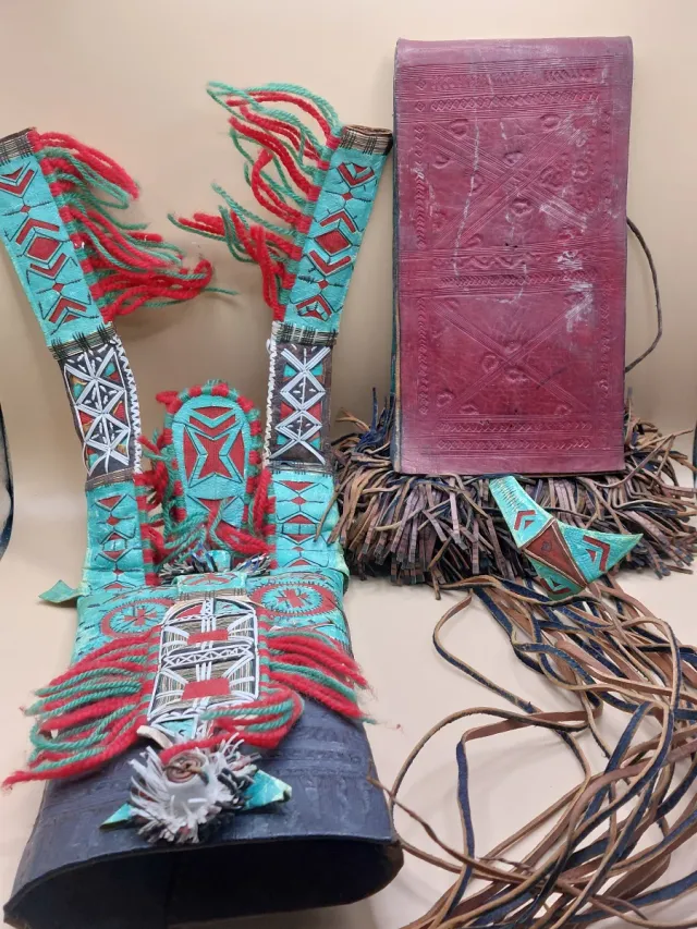 Carteira Tuareg Antiga dos Anos 1960