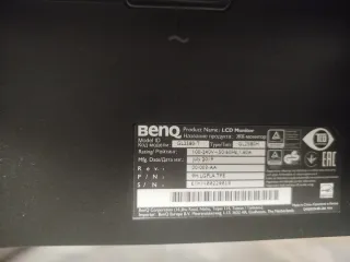 Pantalla BenQ Negra 24 pulgadas
