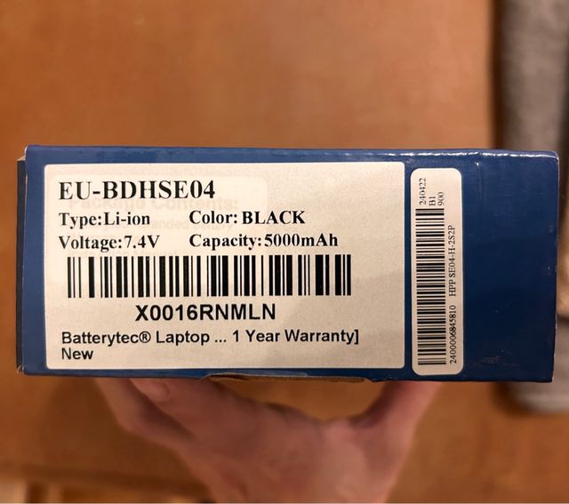 Batería nueva Batterytec SE04XL / SE04XL1 para por