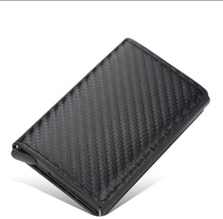 Cartera Tarjetero Hombre Negra