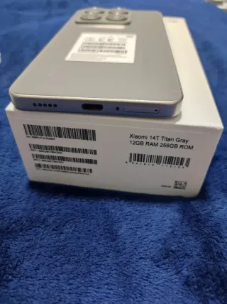 Xiaomi 14T 5G 12GB RAM  256GB ROM Plata