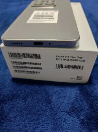 Xiaomi 14T 5G 12GB RAM  256GB ROM Plata