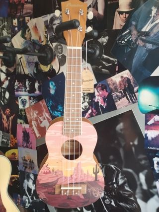 (Nuevo) Ukelele Soprano Bamboo (B1ER66) Sunset