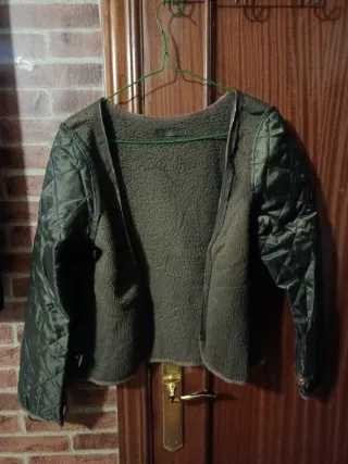 Chaqueta Zara Militar Verde