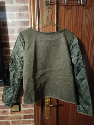 Chaqueta Zara Militar Verde