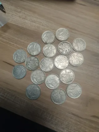 Monedas 5 Pesetas 1957