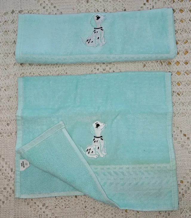 Juego 5 toallas bebé Dálmatas