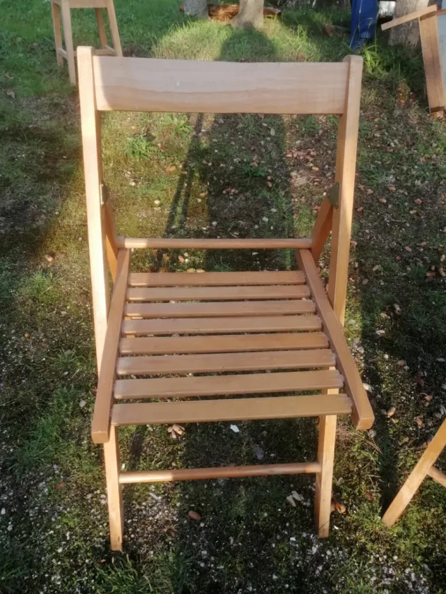 Pareja Sillas Plegables 5 € cada una.