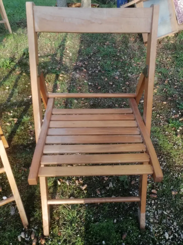 Pareja Sillas Plegables 5 € cada una.