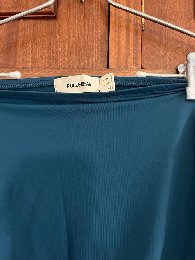 Falda Pull and Bear azul