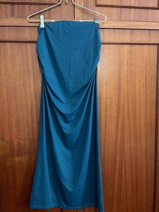 Falda Pull and Bear azul