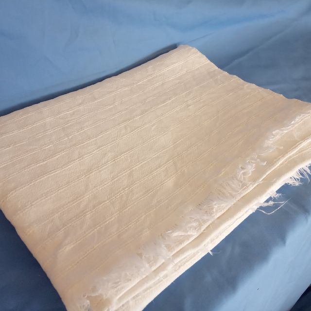 Pezzo di Lino Antico Tessuto a Telaio 70x200cm