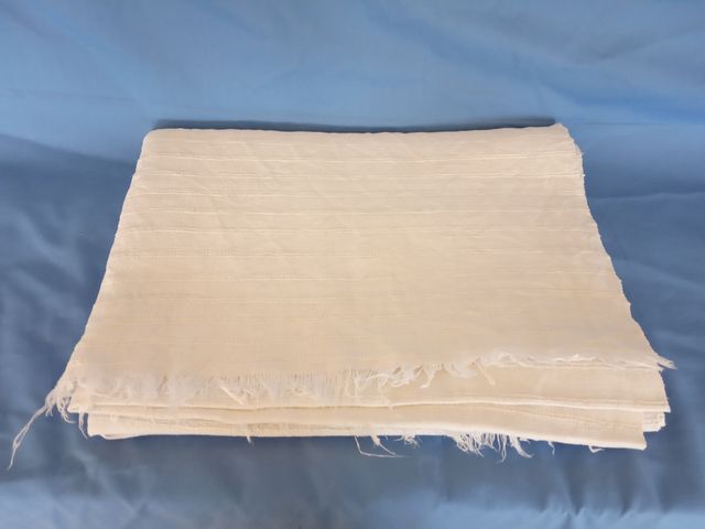 Pezzo di Lino Antico Tessuto a Telaio 70x200cm