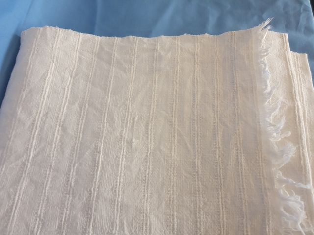 Pezzo di Lino Antico Tessuto a Telaio 70x200cm