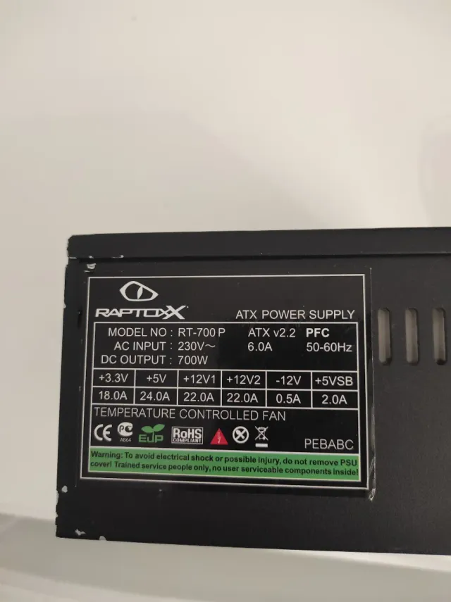 Fuente de Alimentación PC Cables