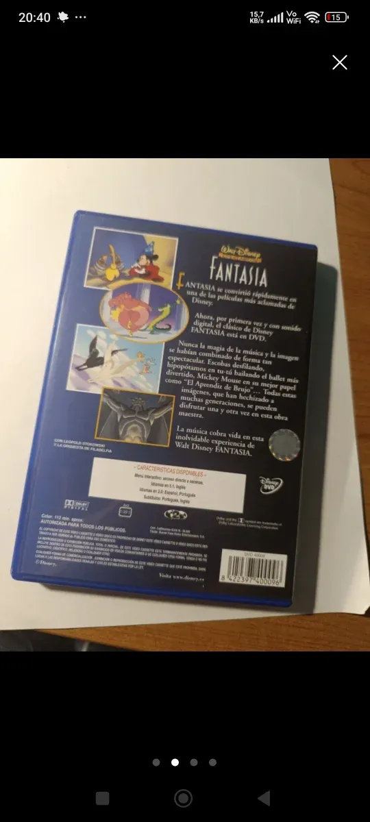 DVD Fantasia Disney